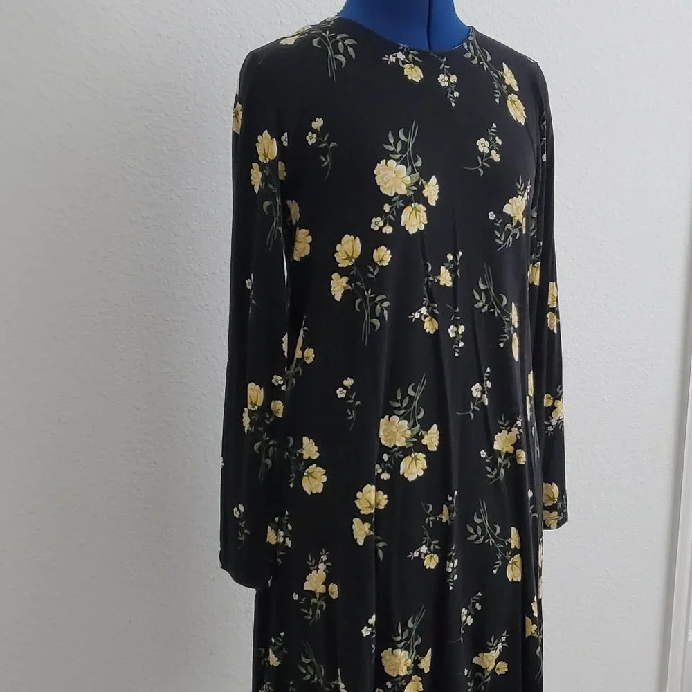 Old Navy long sleeve floral jersey tunic - Picture 3 of 3